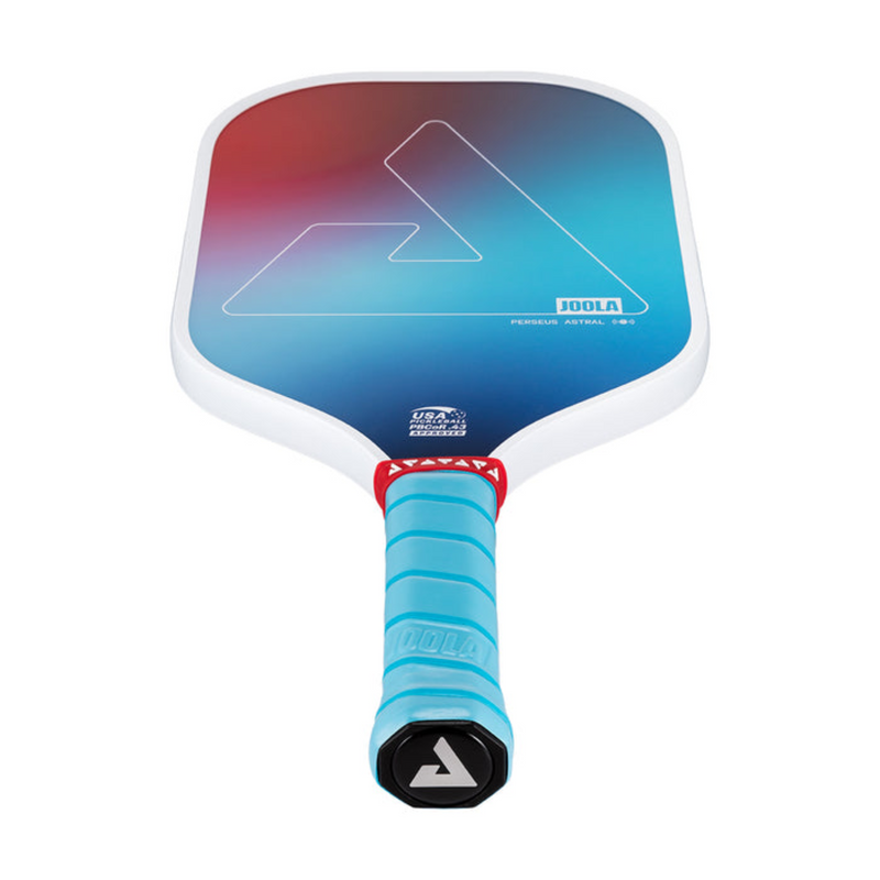Pickleball paddle with gradient design and JOOLA branding on a white background