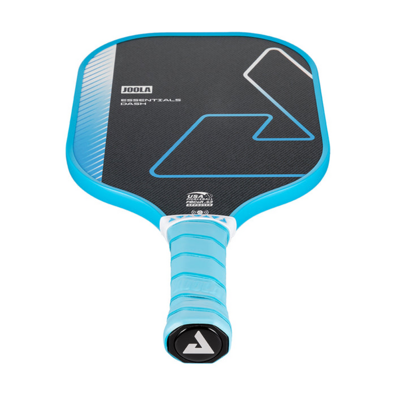 Blue and black pickleball paddle with JOOLA branding on a white background