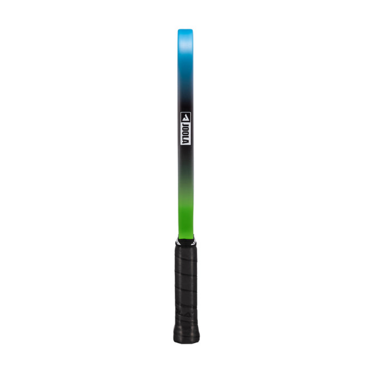 Gradient blue to green light stick with a brand logo on a white background