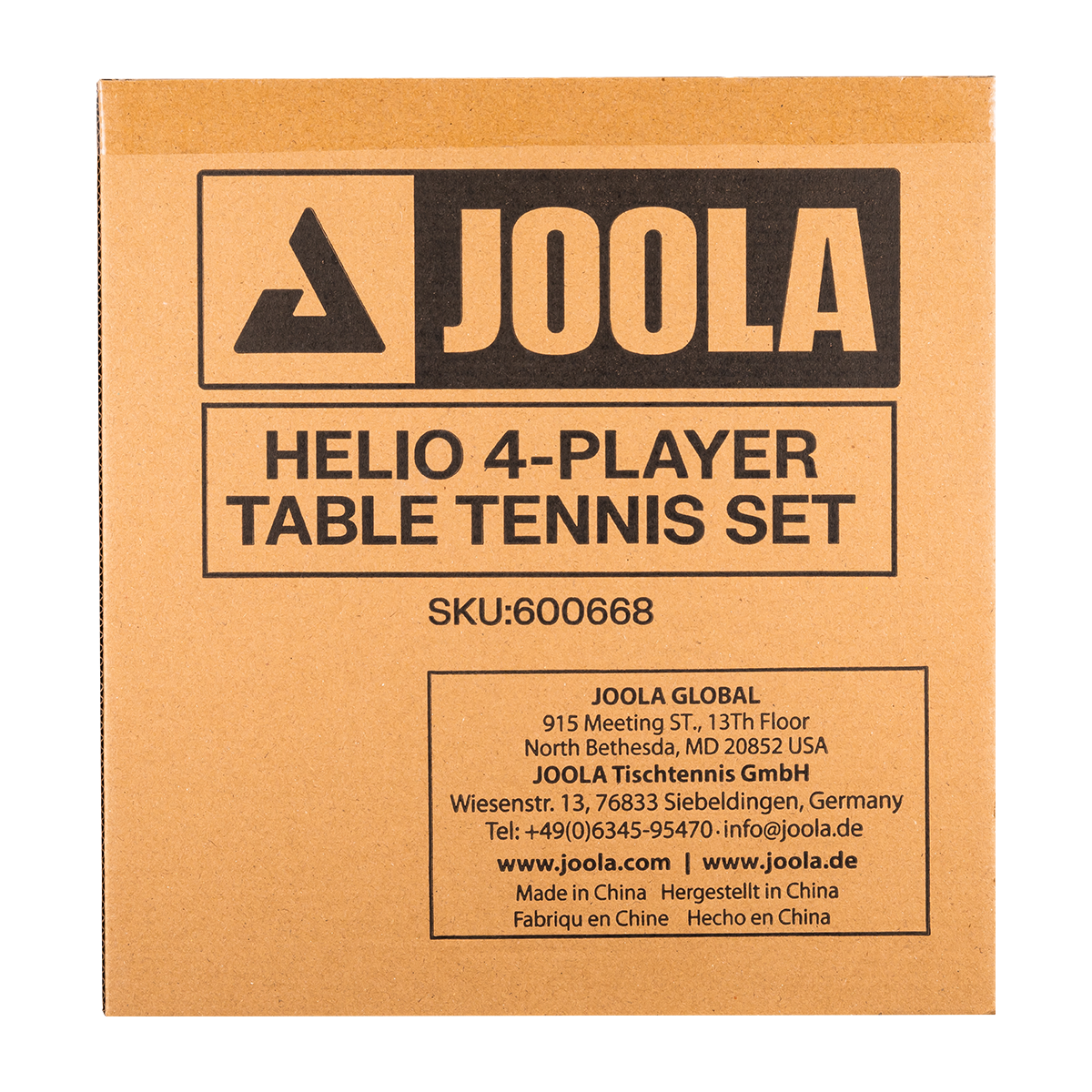 JOOLA Helio 4-Player Table Tennis Set product image