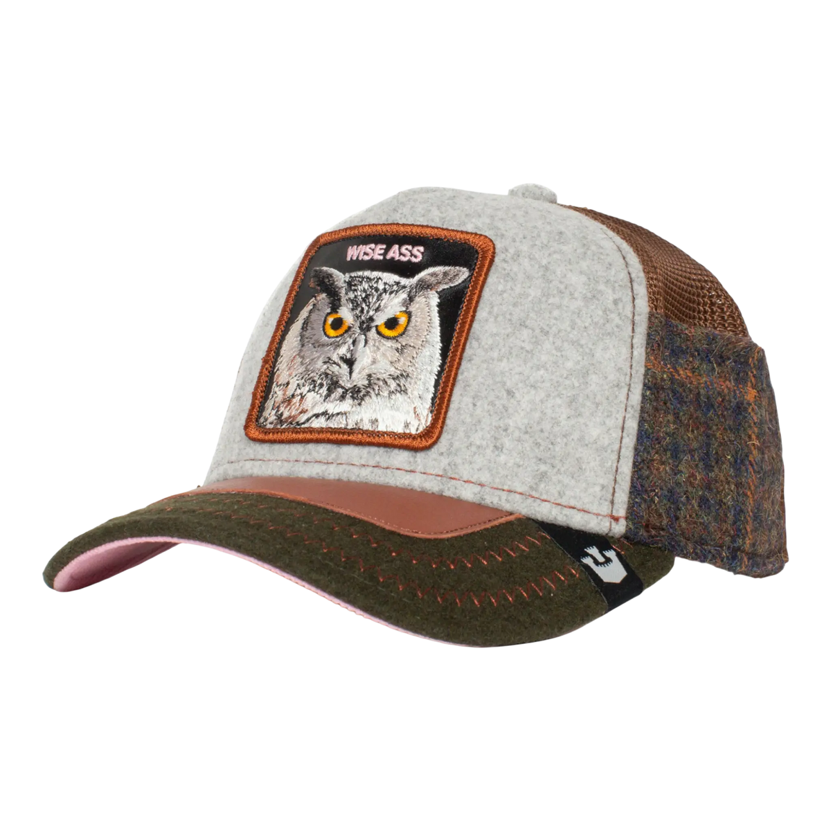 Goorin Bros Cum Laude Men's Trucker Hat — Grey Adjustable Cap