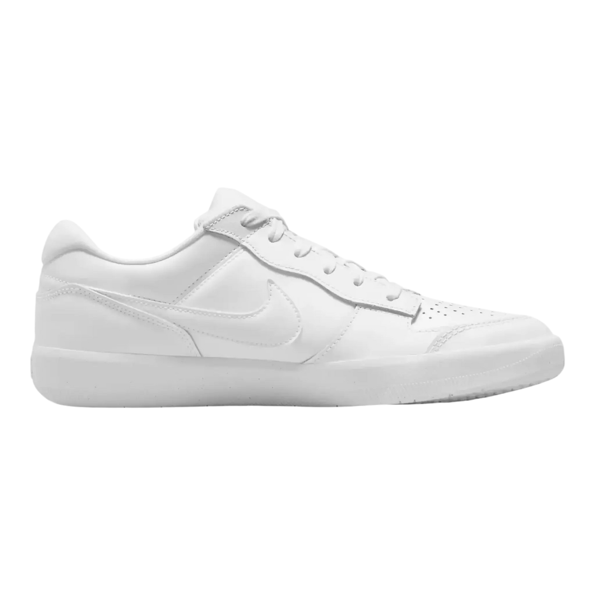 Nike SB Force 58 Premium Men's Sneakers — White Leather Low-Top