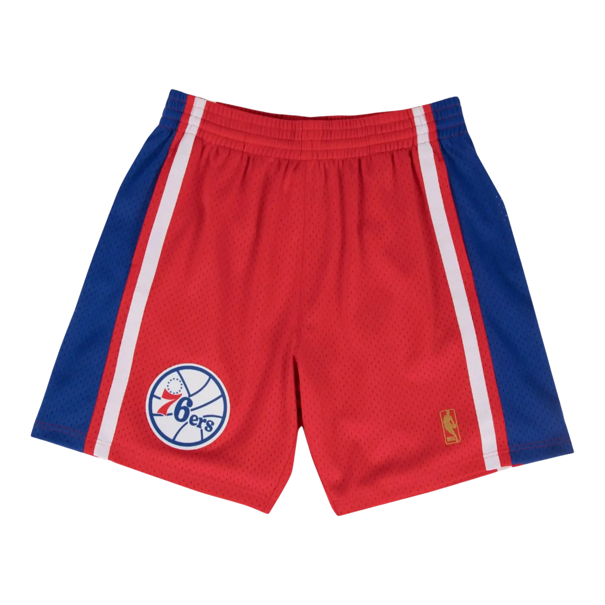 Mitchell & Ness NBA Swingman Philadelphia 76ers Road 1996-97 Men's Shorts — Black/Red