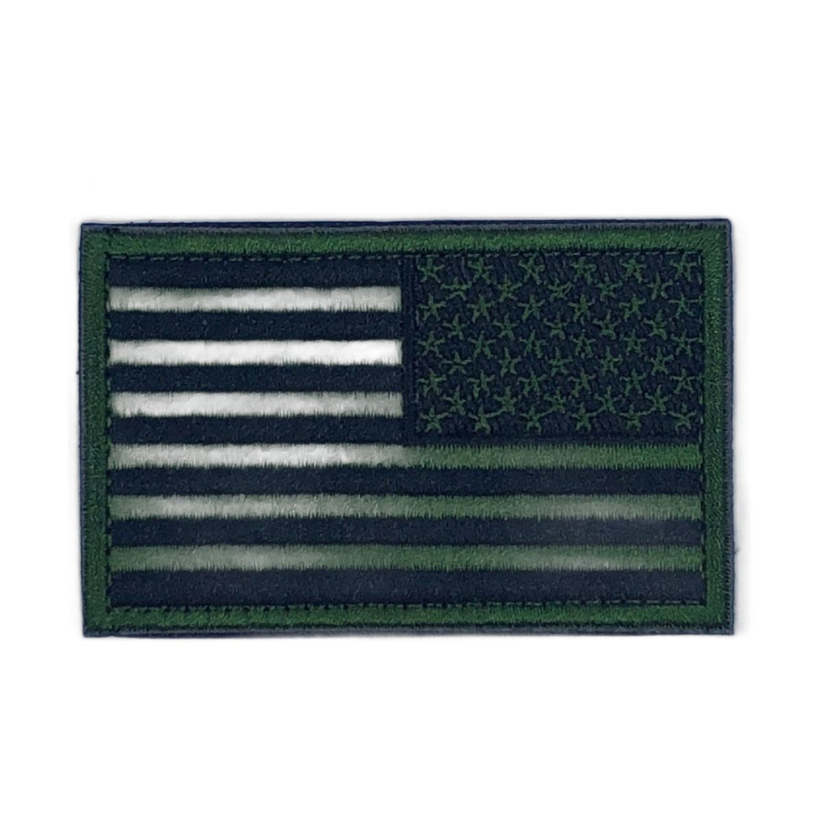 Great Call Athletics USA American Flag REVERSE Patch 2 x 3 Hook And Loop Military Tactical Choice of Flag