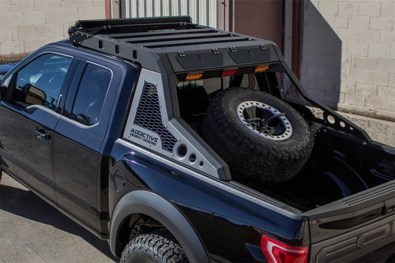 Addictive Desert Designs 17-18 Ford F-150 Raptor HoneyBadger Chase Rack - View 5