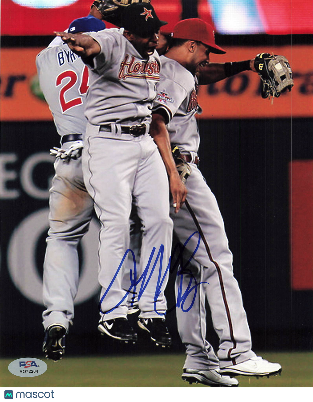 Michael Bourn Houston Astros Signed 8x10 Photo PSA