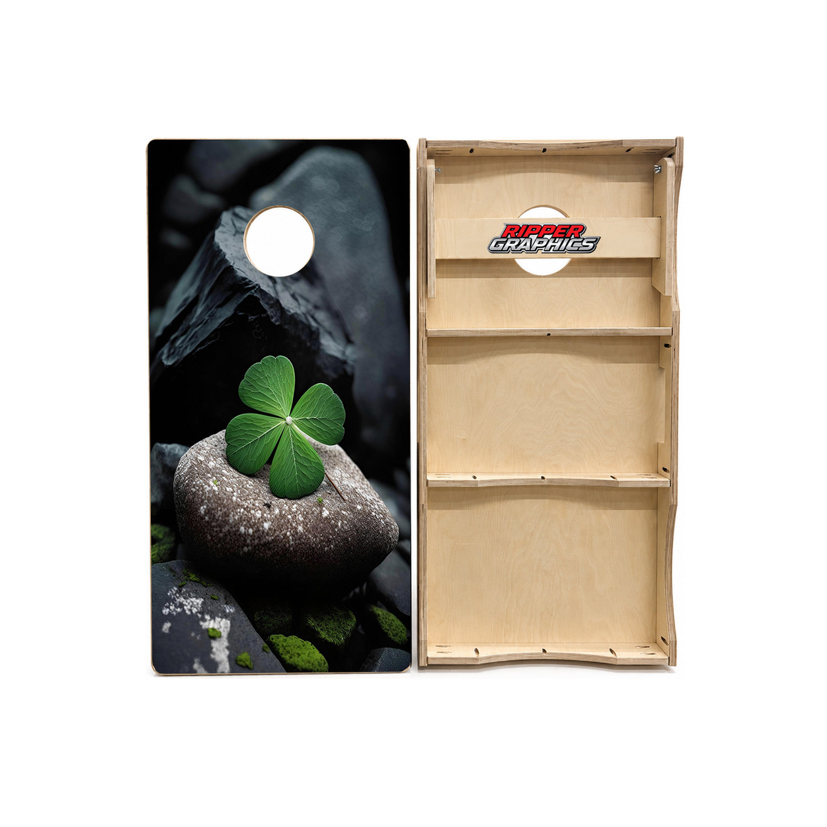 4 Leaf Clover Cornhole Design product photo