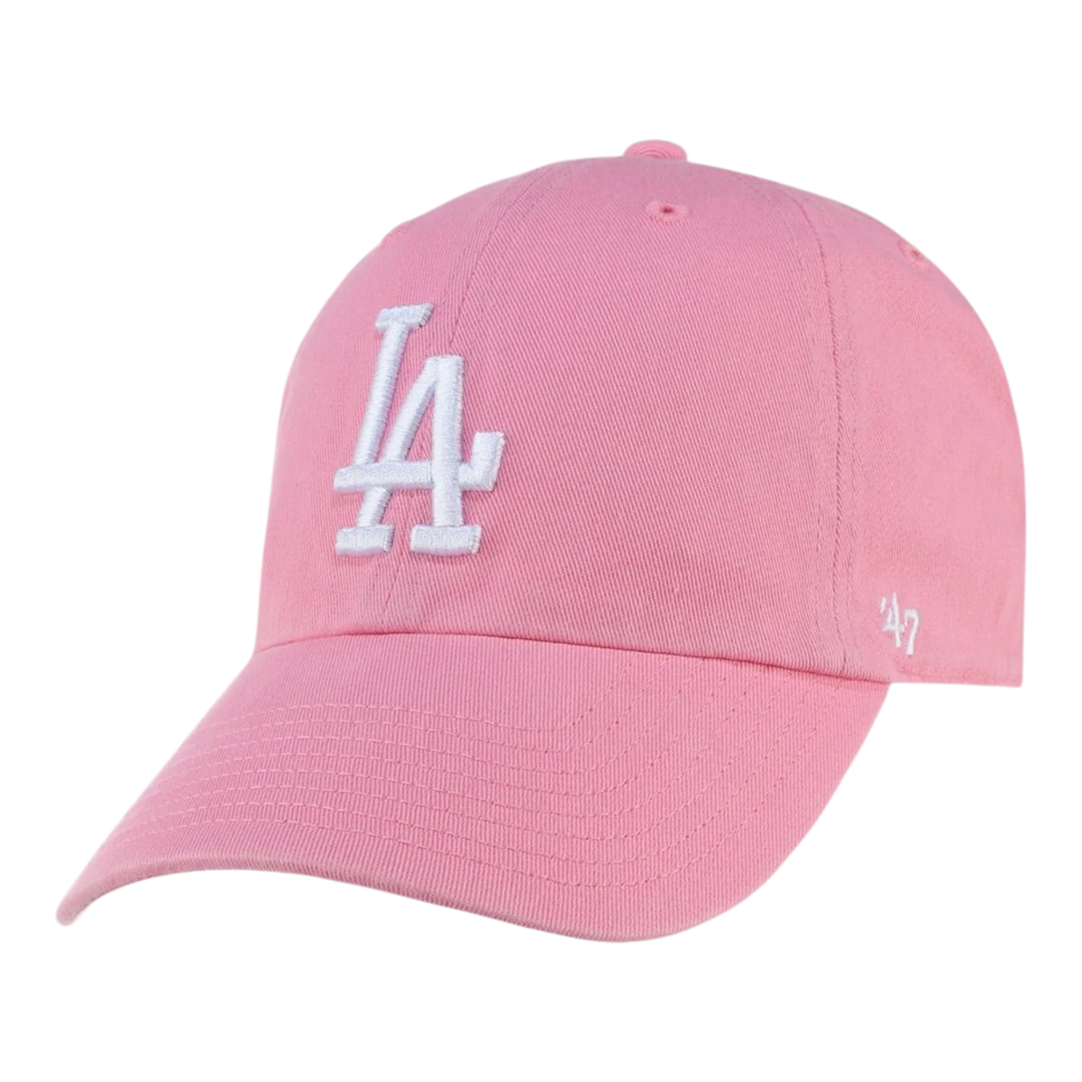 47 Brand Clean Up Los Angeles Dodgers Men's Strapback Hat — Rose Adjustable Cap