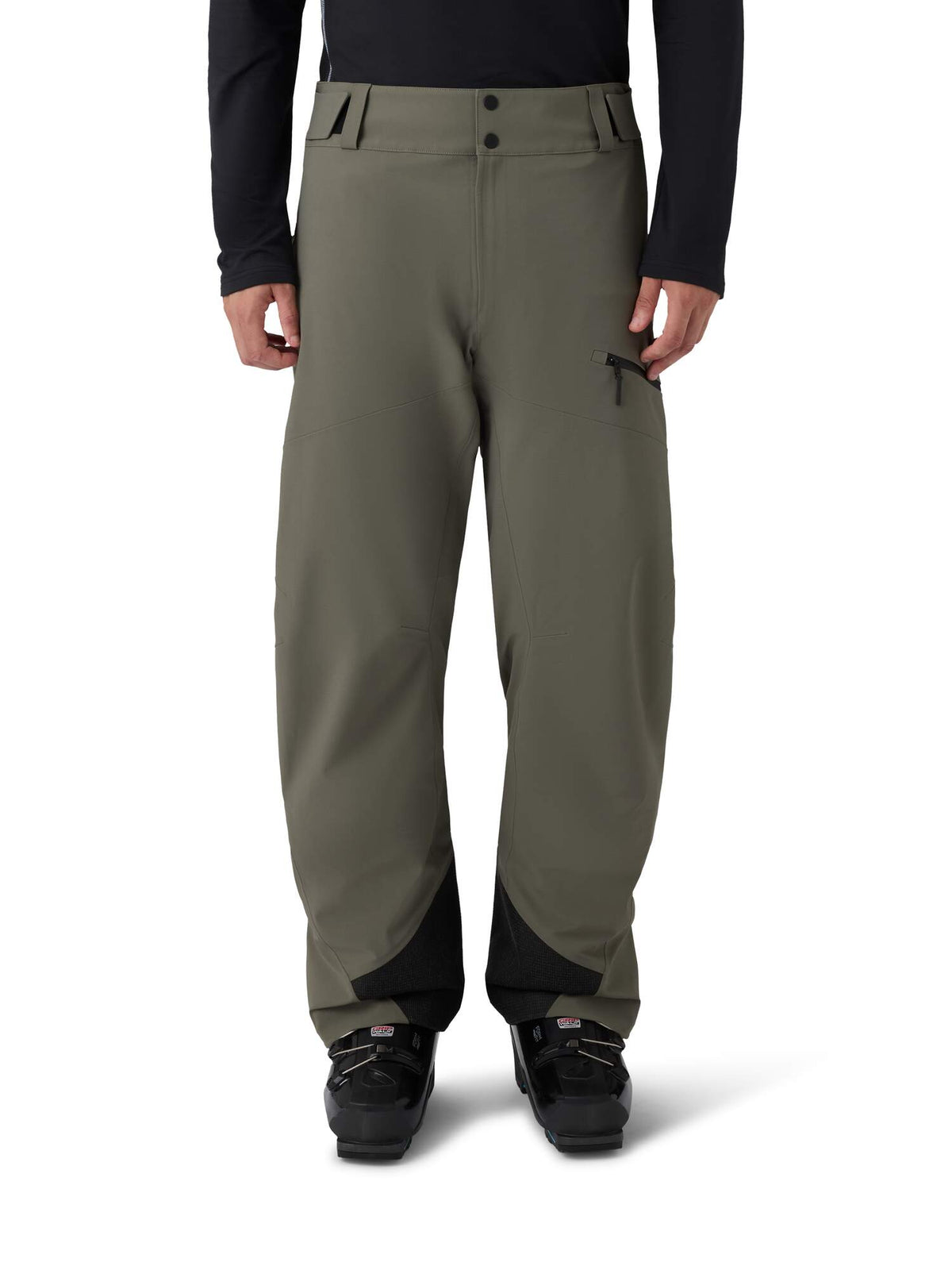 HEAD KORE Pants Mens Ski Pants in Green Sand - lifestyle front