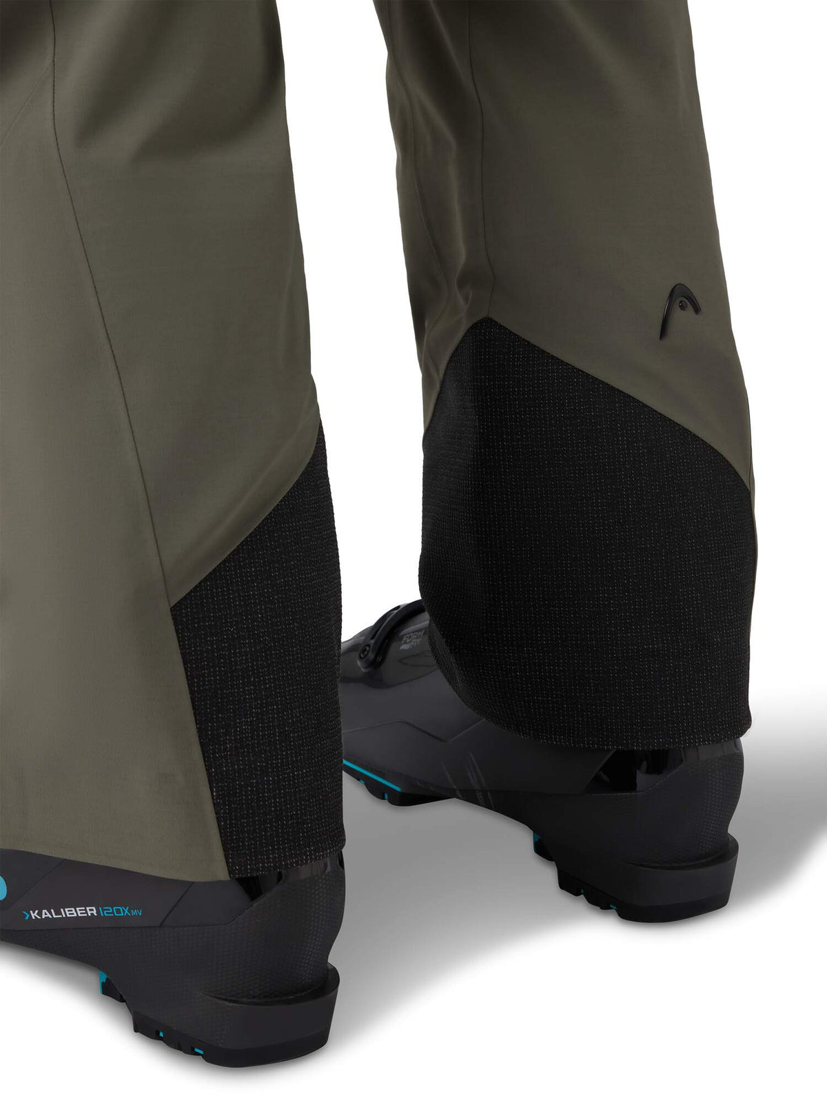 HEAD KORE Pants Mens Ski Pants in Green Sand - detail