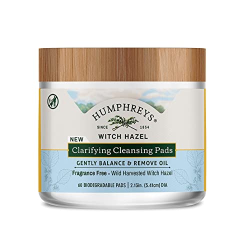 Humphreys Witch Hazel Cleansing Pads, 60 ct