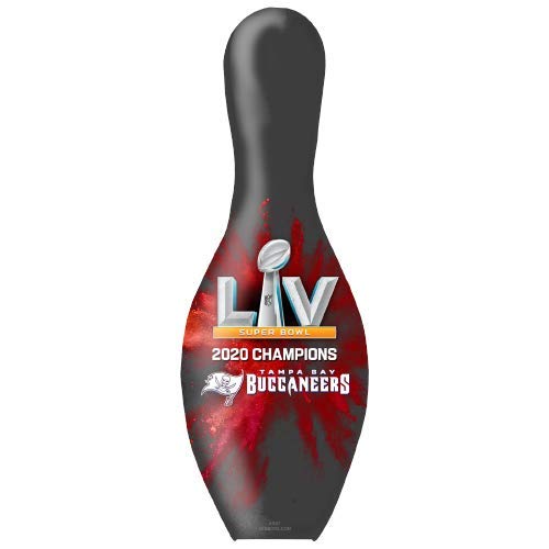 KR Strikeforce Tampa Bay Buccaneers Championship Bowling Pin with Officially Licensed NFL Logos - Official Size - Great for Display - view 2