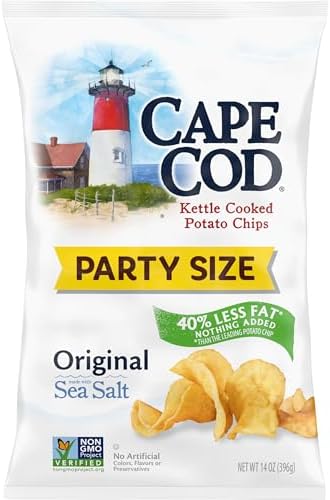 Cape Cod Less Fat Potato Chips, 14 oz (Case of 9)