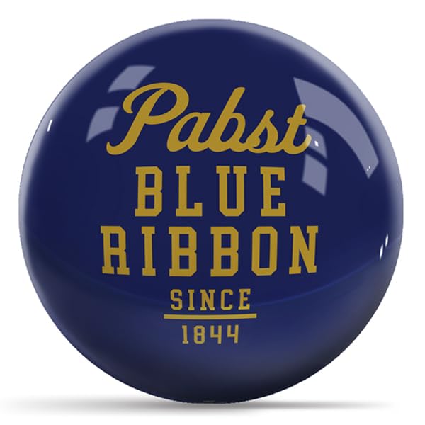 On The Ball Bowling Pabst Since 1844 Blue with Gold - view 1