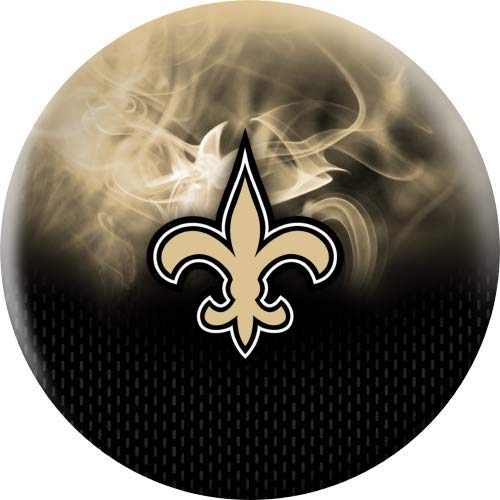 On The Ball Bowling NFL New Orleans Saints Undrilled Bowling Ball (On Fire) - view 4