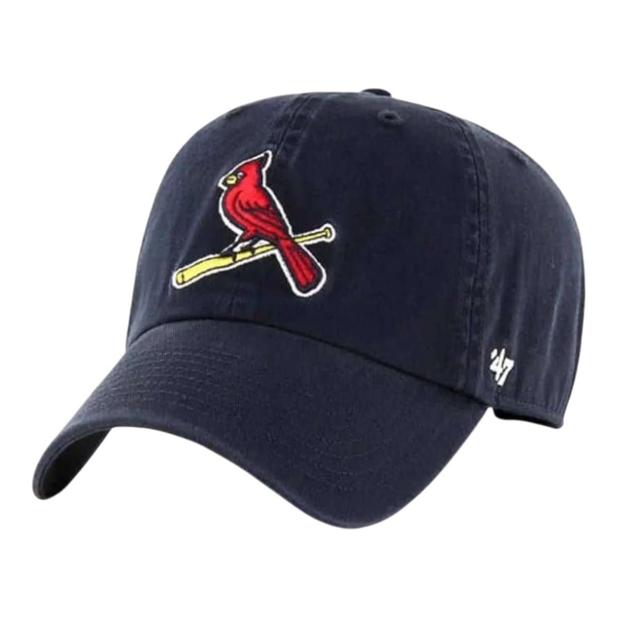 47 Brand Clean Up St. Louis Cardinals Men's Strapback Hat — Navy Adjustable Cap