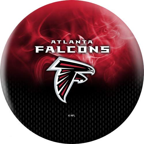 On The Ball Bowling Atlanta Falcons NFL On Fire Bowling Ball - view 1