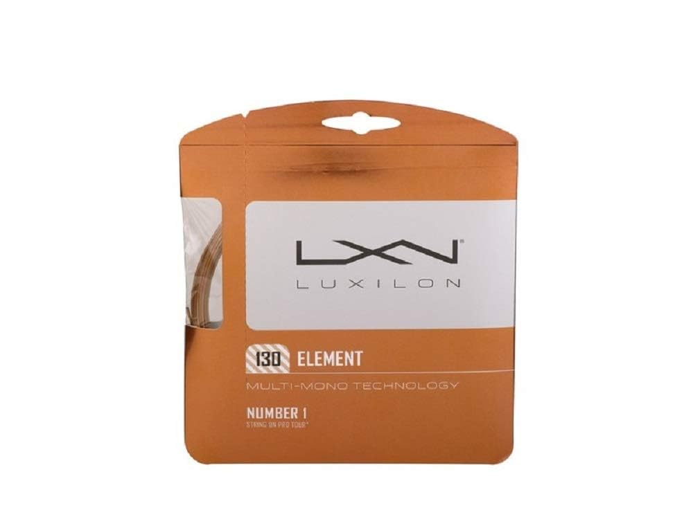 Luxilon Element 130 Tennis String, 16 Gauge 1.30mm, Set, Bronze - view 2