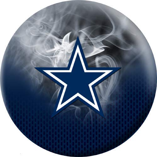 On The Ball Bowling NFL Dallas Cowboys Undrilled Polyester Bowling Ball (On Fire) - view 2
