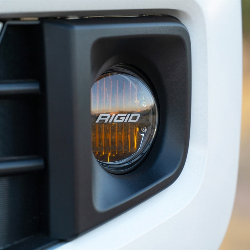 Rigid Industries 2014+ Toyota Tundra & 4Runner / 2016+ Tacoma 360-Series PRO SAE Fog Kit - Yellow - View 2