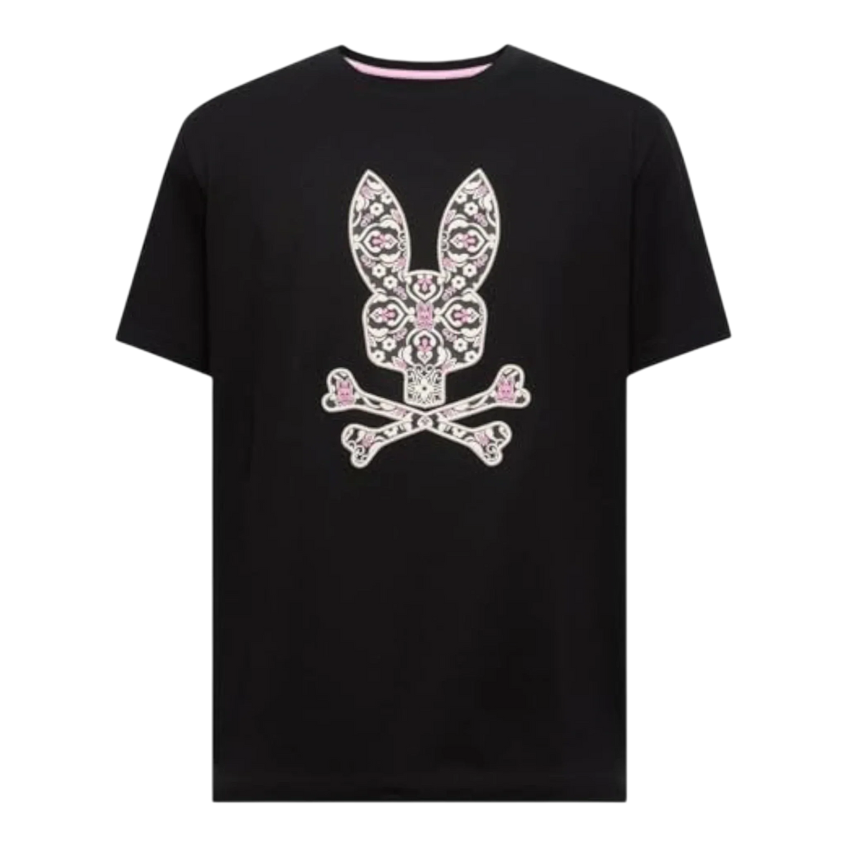 Psycho Bunny Luke Bunny Graphic Men's Tee — Black