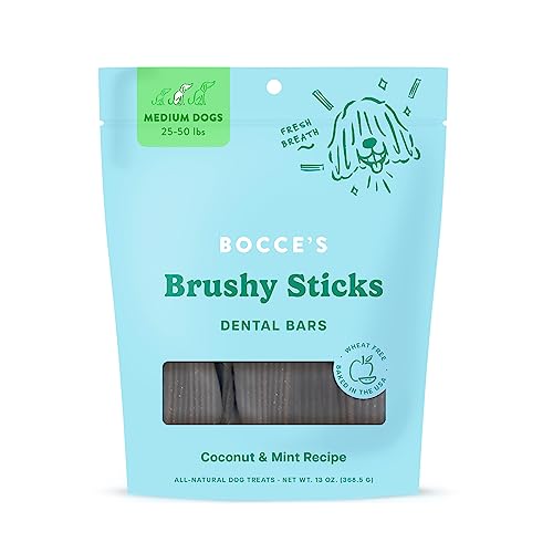 Bocce's Bakery Brushy Sticks Dog Treats, 13 oz (Case of 12)