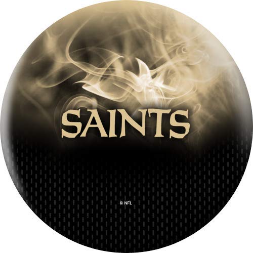 On The Ball Bowling NFL New Orleans Saints Undrilled Bowling Ball (On Fire) - view 3