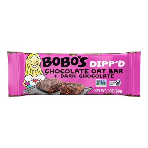 Bobo's Chocolate Dark Chocolate Oat Bar, 5 oz (Case of 6)