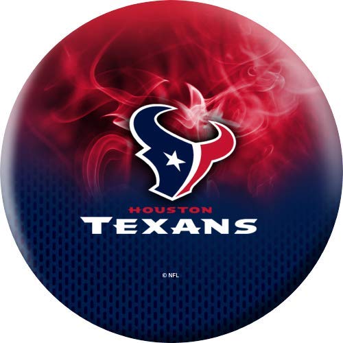 On The Ball Bowling NFL Houston Texans Undrilled Bowling Ball (On Fire) - view 1