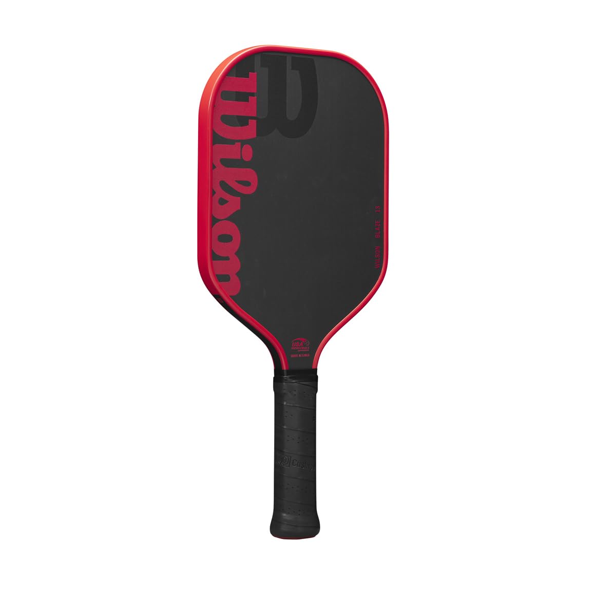 Wilson Blaze 13mm Raw Hybrid Pickleball Paddle, Black/Red - alternate view 1