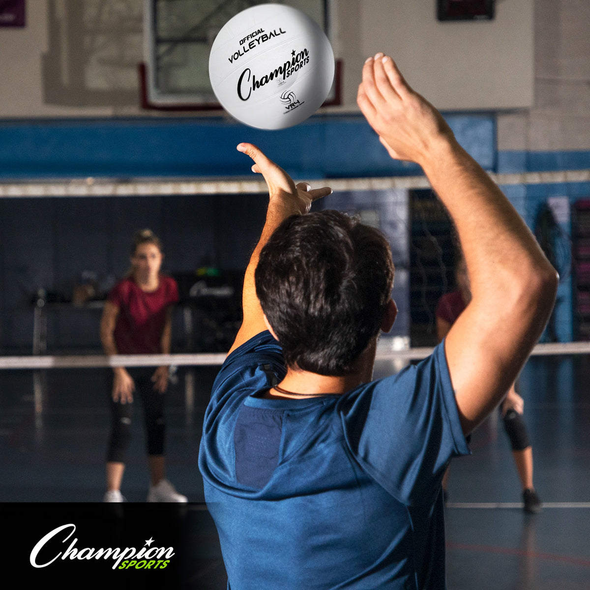 Champion Sports Rubber Volleyball, Official Size - Alternate View 6