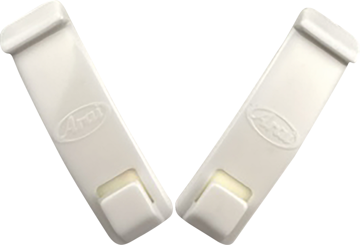 ARAI HELMETS, ARAI Helmets Goggle Strap Holders - White (Part Number 092175)