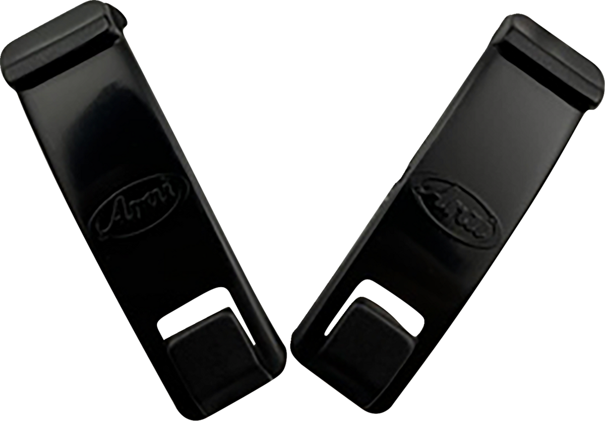 ARAI HELMETS, ARAI Helmets Goggle Strap Holders - Black (Part Number 092176)
