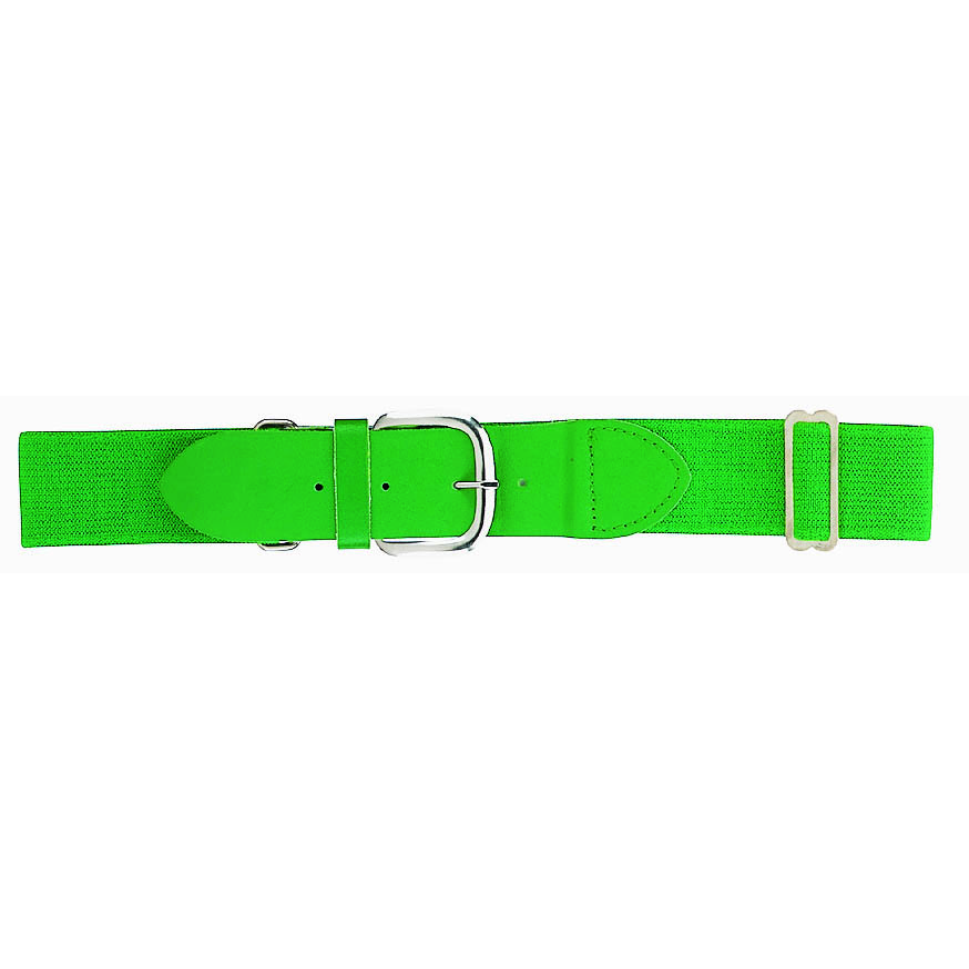 Martin Sports Adult Elastic Baseball Belt, Adjustable 32 to 46 Inch in Kelly Green - Front View