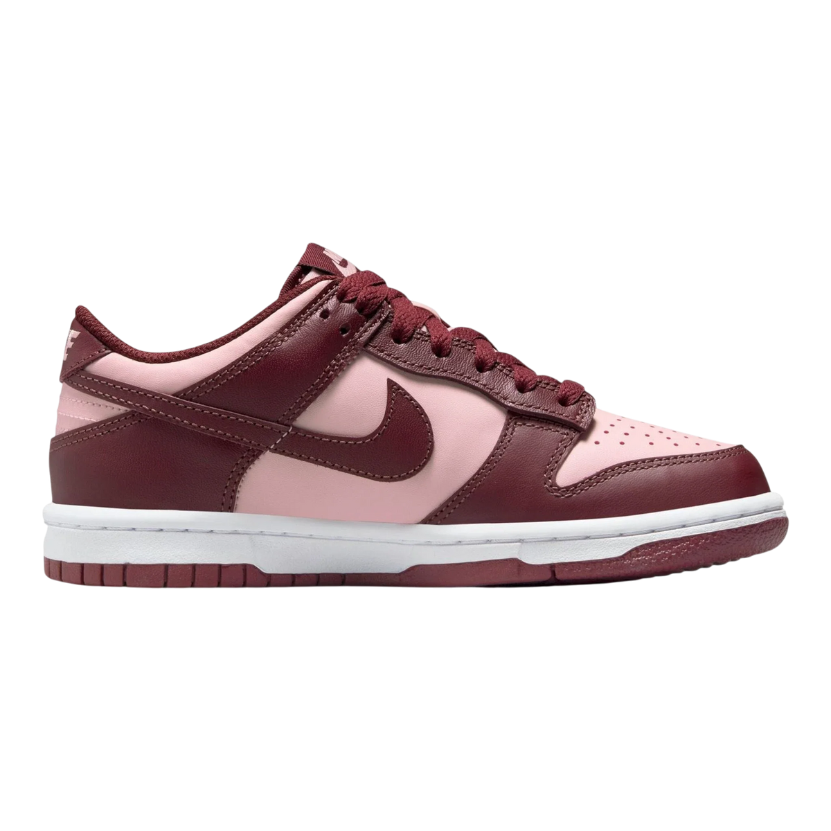 Nike Dunk Low Big Kids' (GS) Sneakers — Team Red/Echo Pink Low-Top