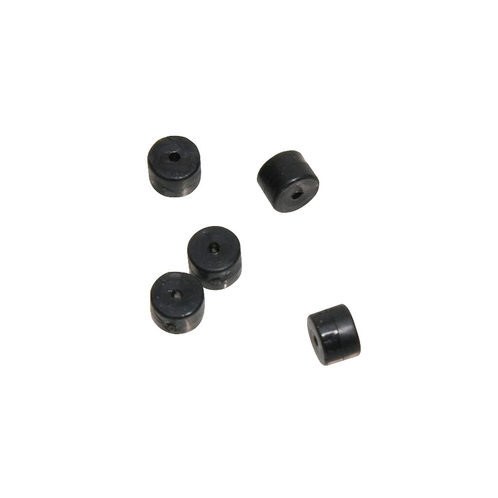 October Mountain Turbo Button 2.0 in Black 5 pk. - Front View