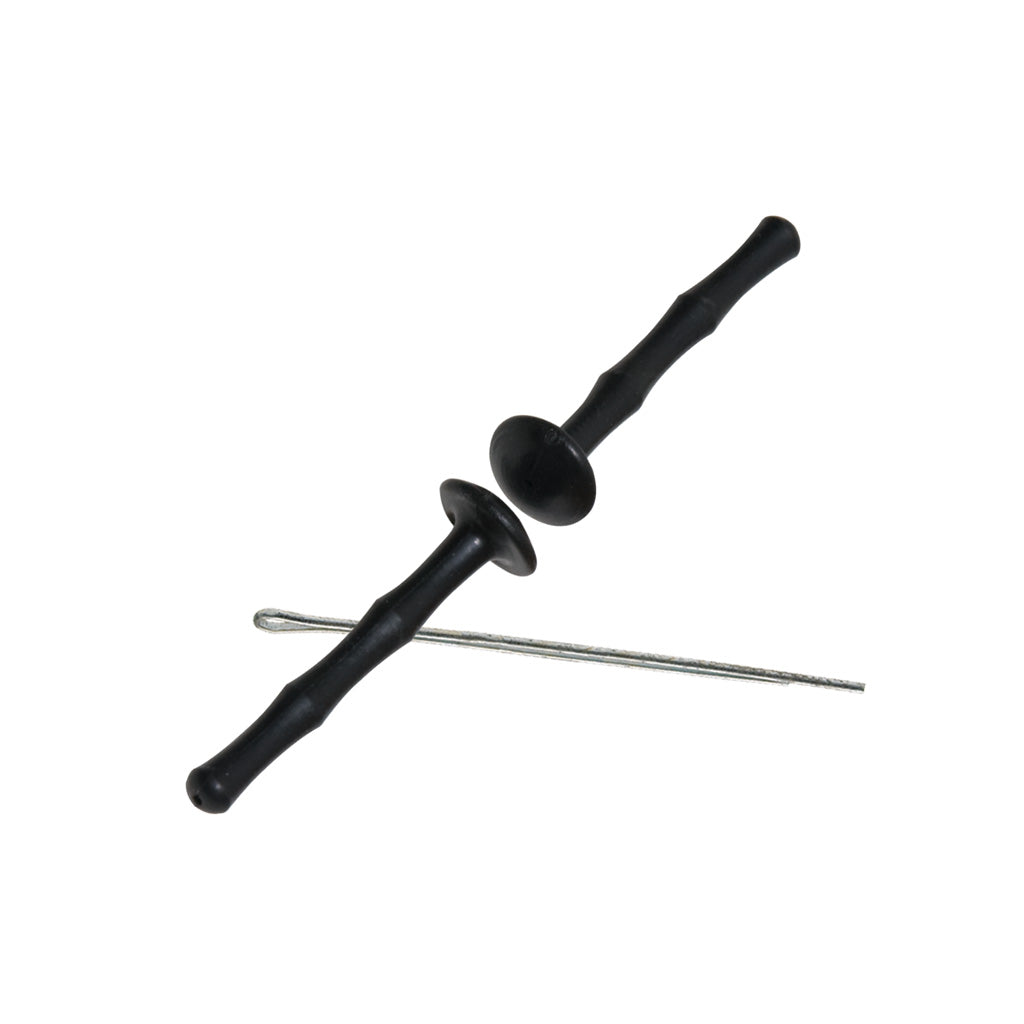 Fin-Finder Fin Finder Hydro-Shot Finger Savers in Black - Front View
