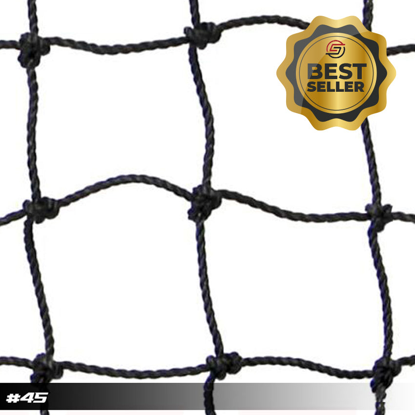 Cimarron 55x12x12 Commercial #45 Twisted Poly Batting Cage Net - Front View