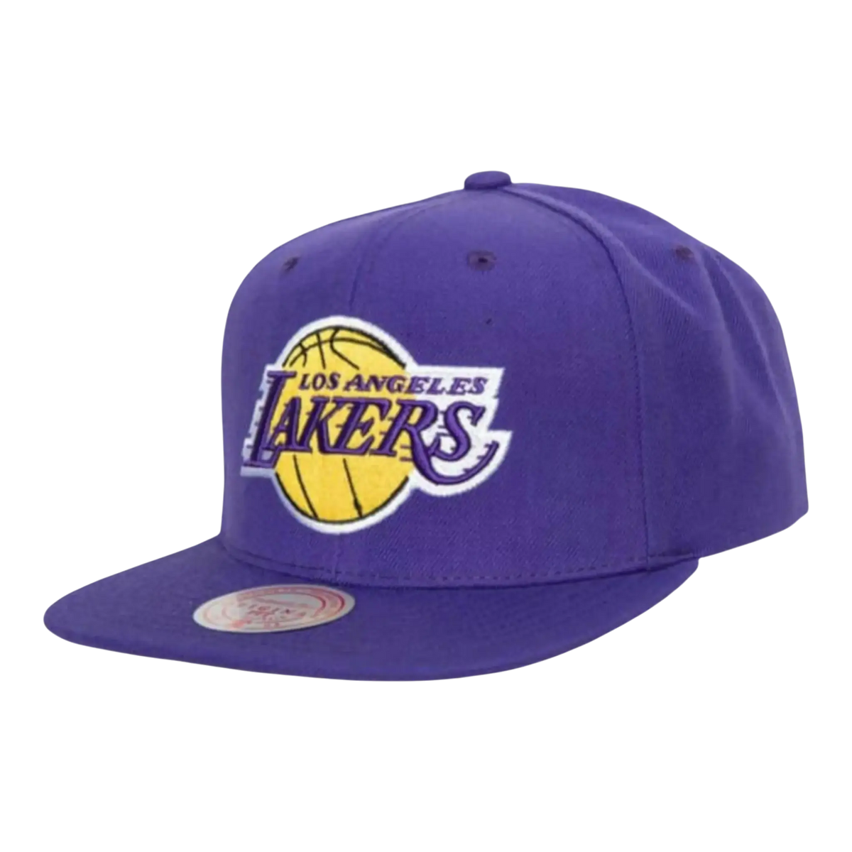 Mitchell & Ness NBA Los Angeles Lakers Team Ground 2.0 Men's Snapback Hat — Purple Adjustable Cap