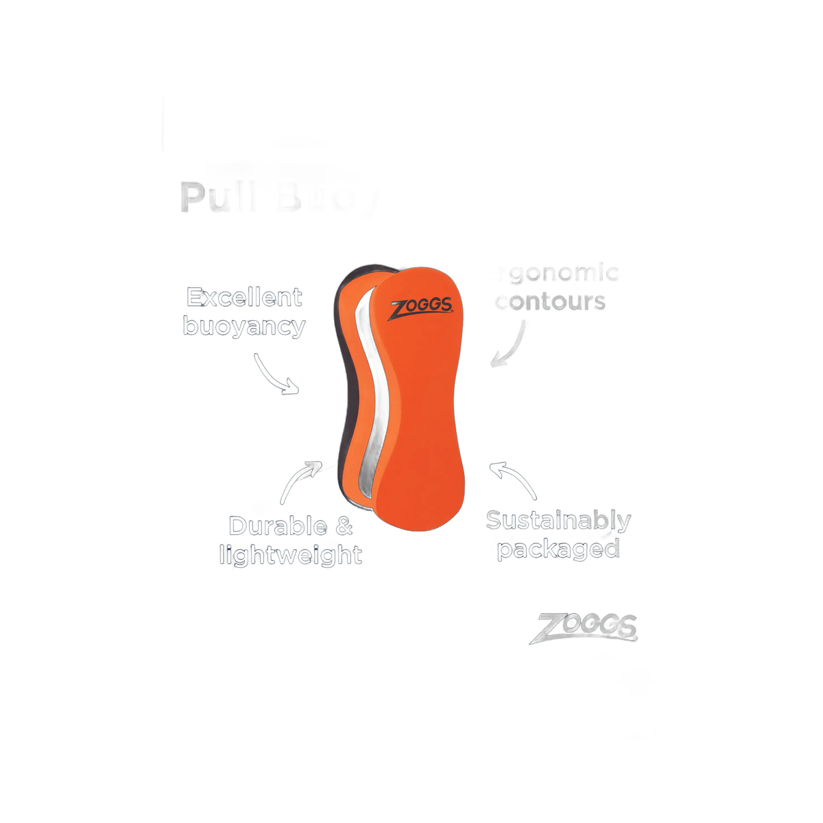 Zoggs Pull Buoy Swimming Training Aid Upper Body Strength Stroke Technique