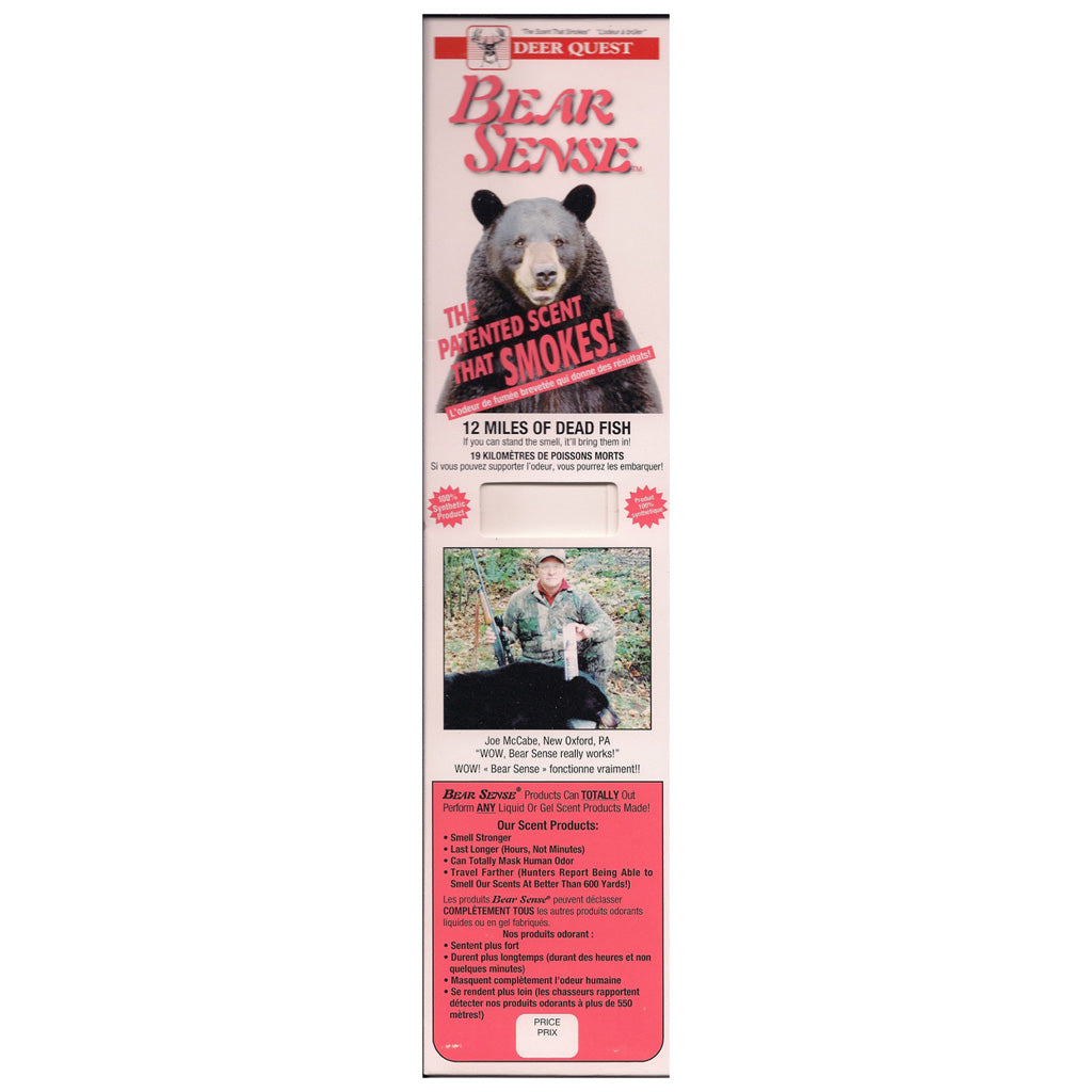 Deer Quest Bear Sense in 12 Miles of Dead Fish 6 pk. - Front View