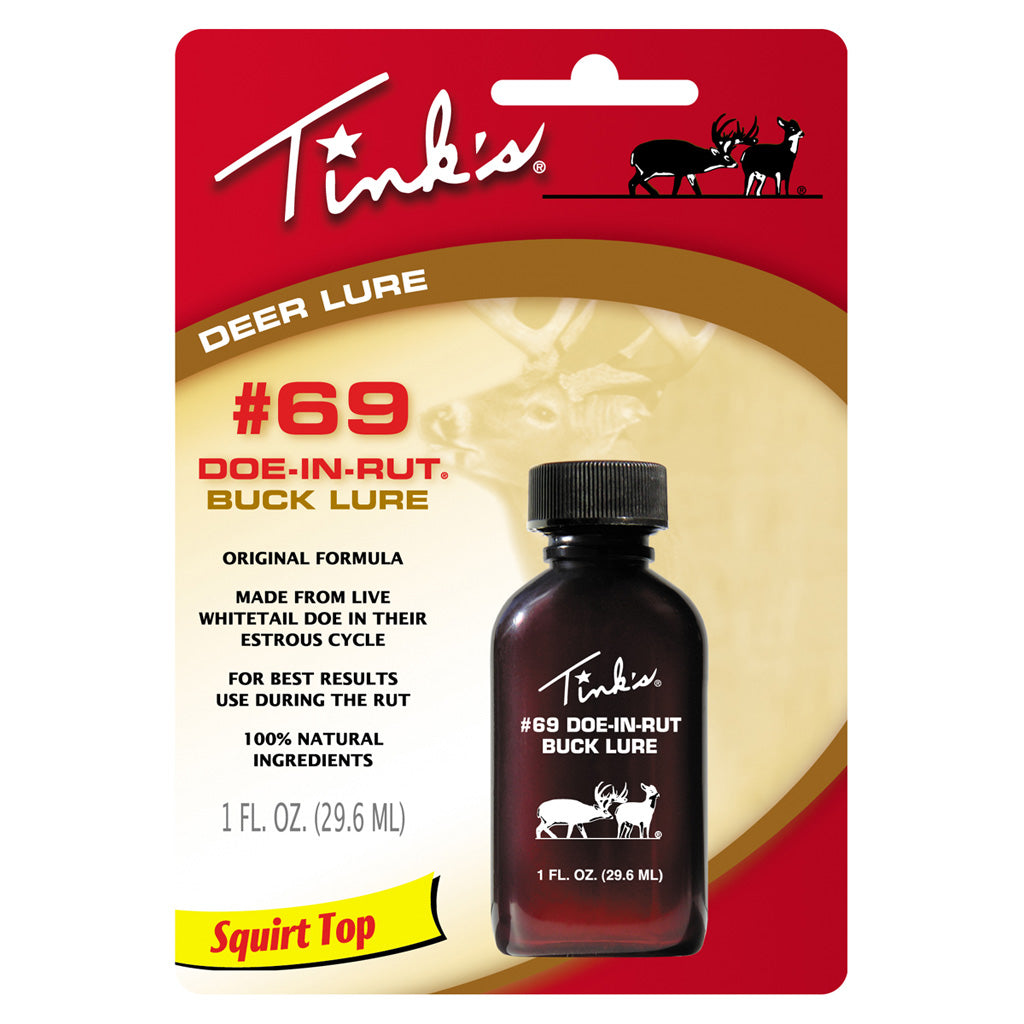 Tinks Doe-In-Rut #69 Buck Lure in 1 oz. - Front View