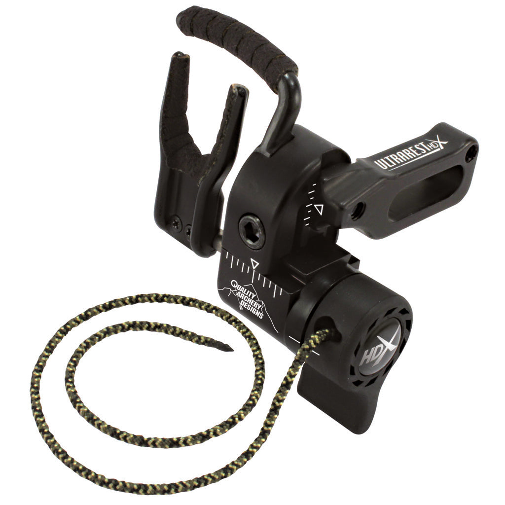 QAD UltraRest HDX in Black LH - Front View