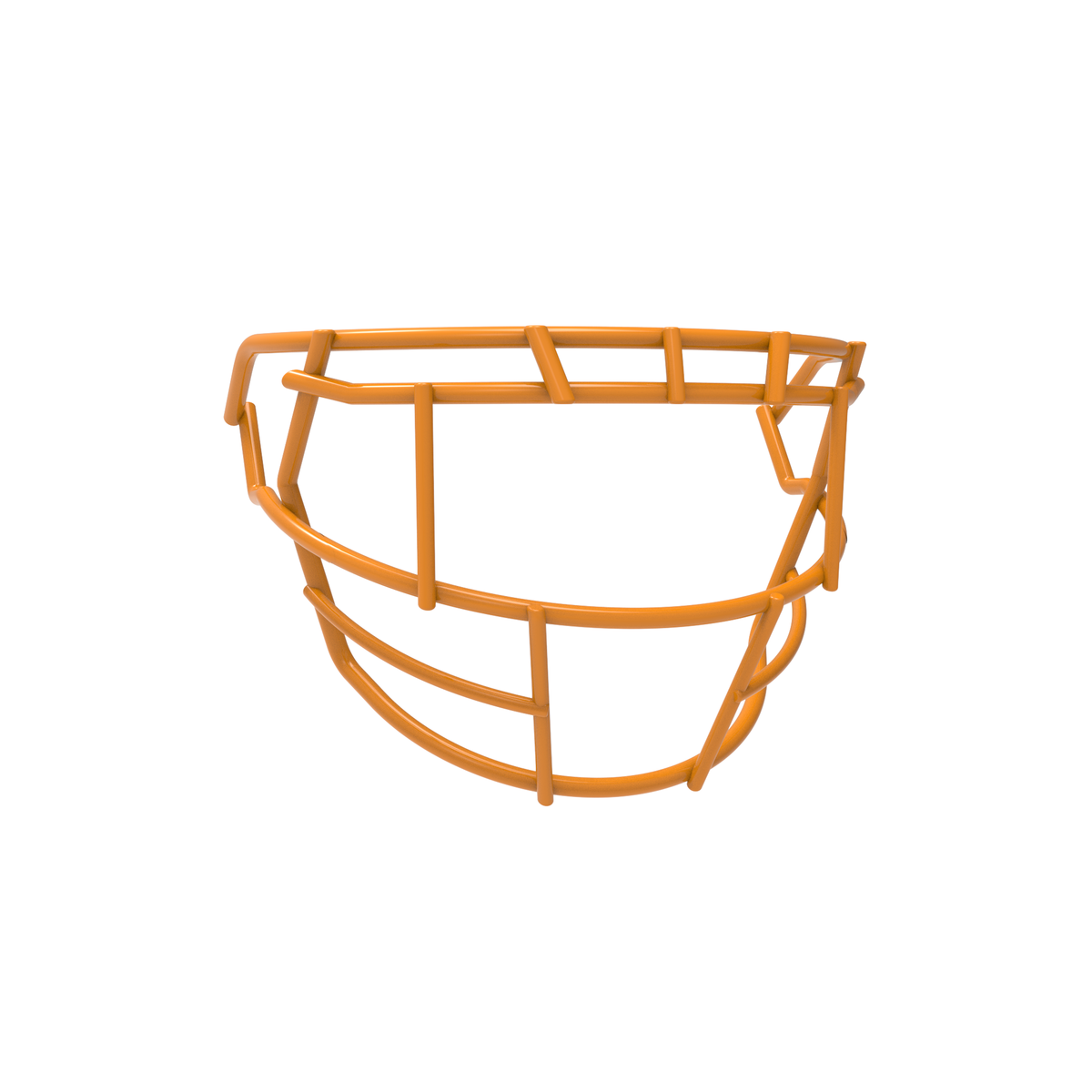 SCHUTT F7 EGOP 808-NB-VC premium football facemask in gold, displayed on a white background.