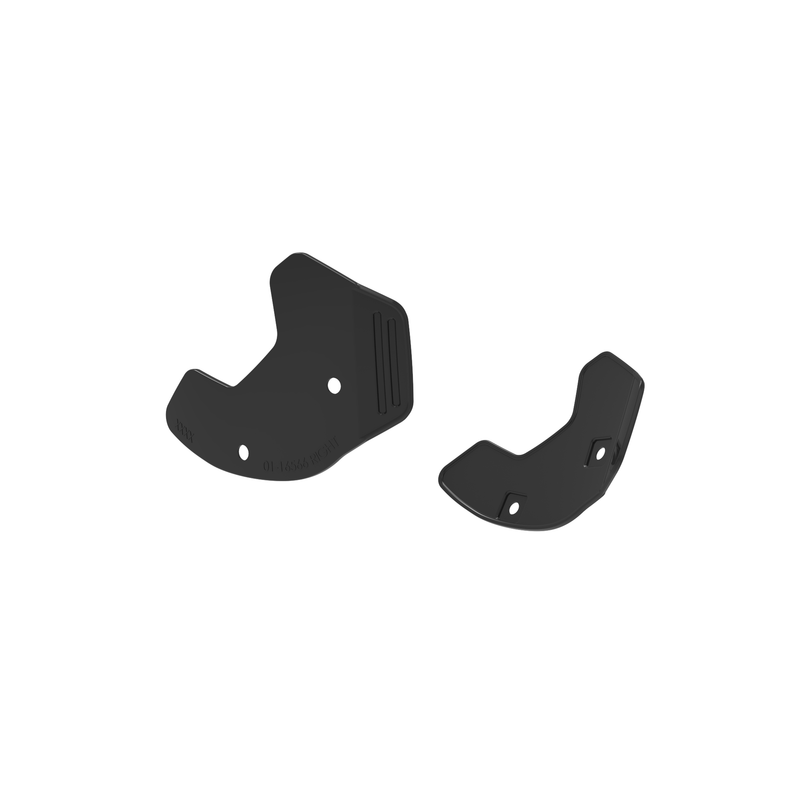 SCHUTT F7 Internal Stabilizer (pair) in black, featuring two curved helmet stabilizer inserts with mounting holes, shown on a white background.
