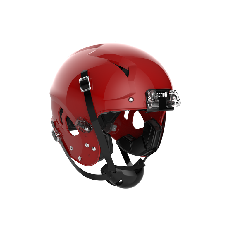 Schutt Vengeance Pro LTD II football helmet in gloss scarlet without facemask