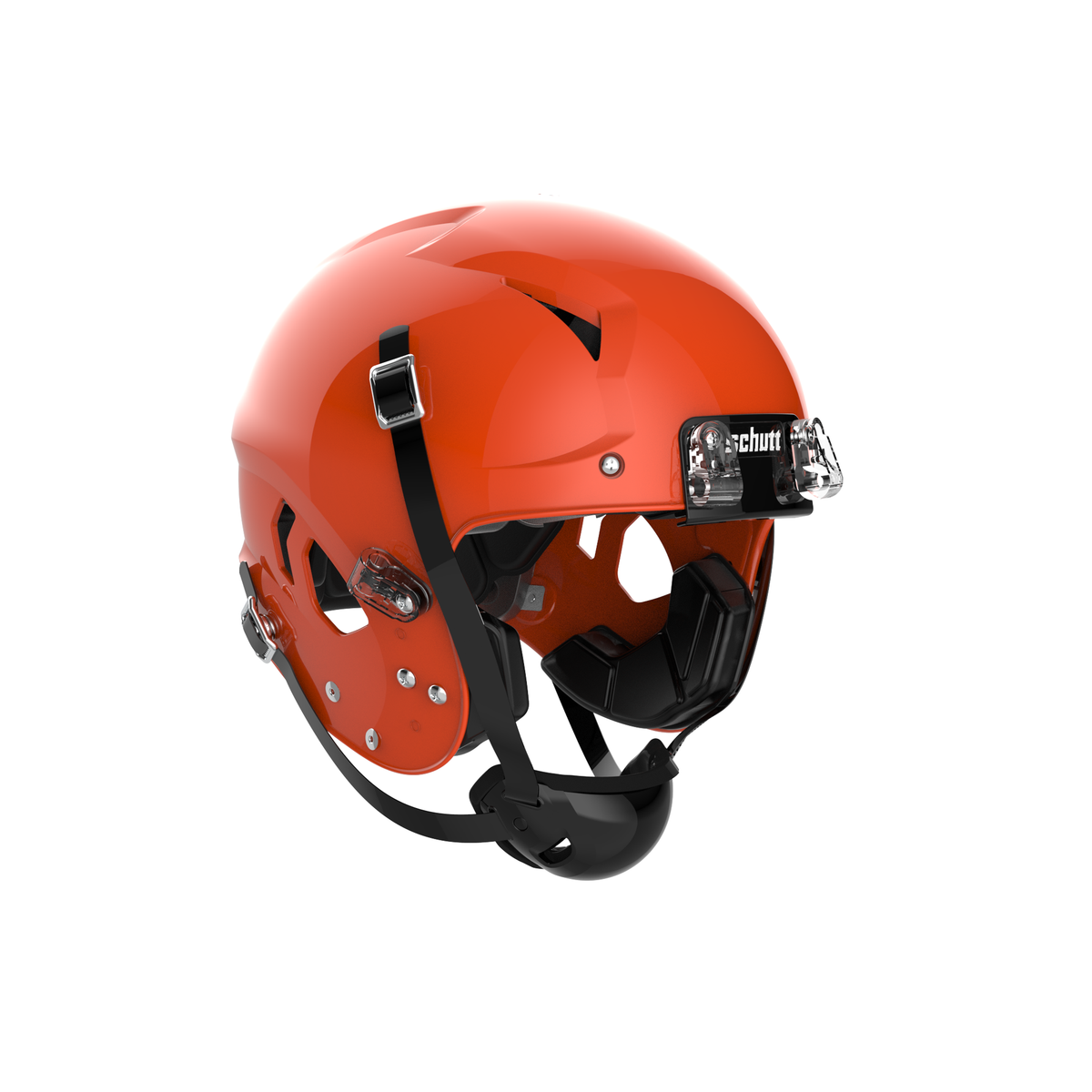 Schutt Vengeance Pro LTD II football helmet in gloss orange without facemask