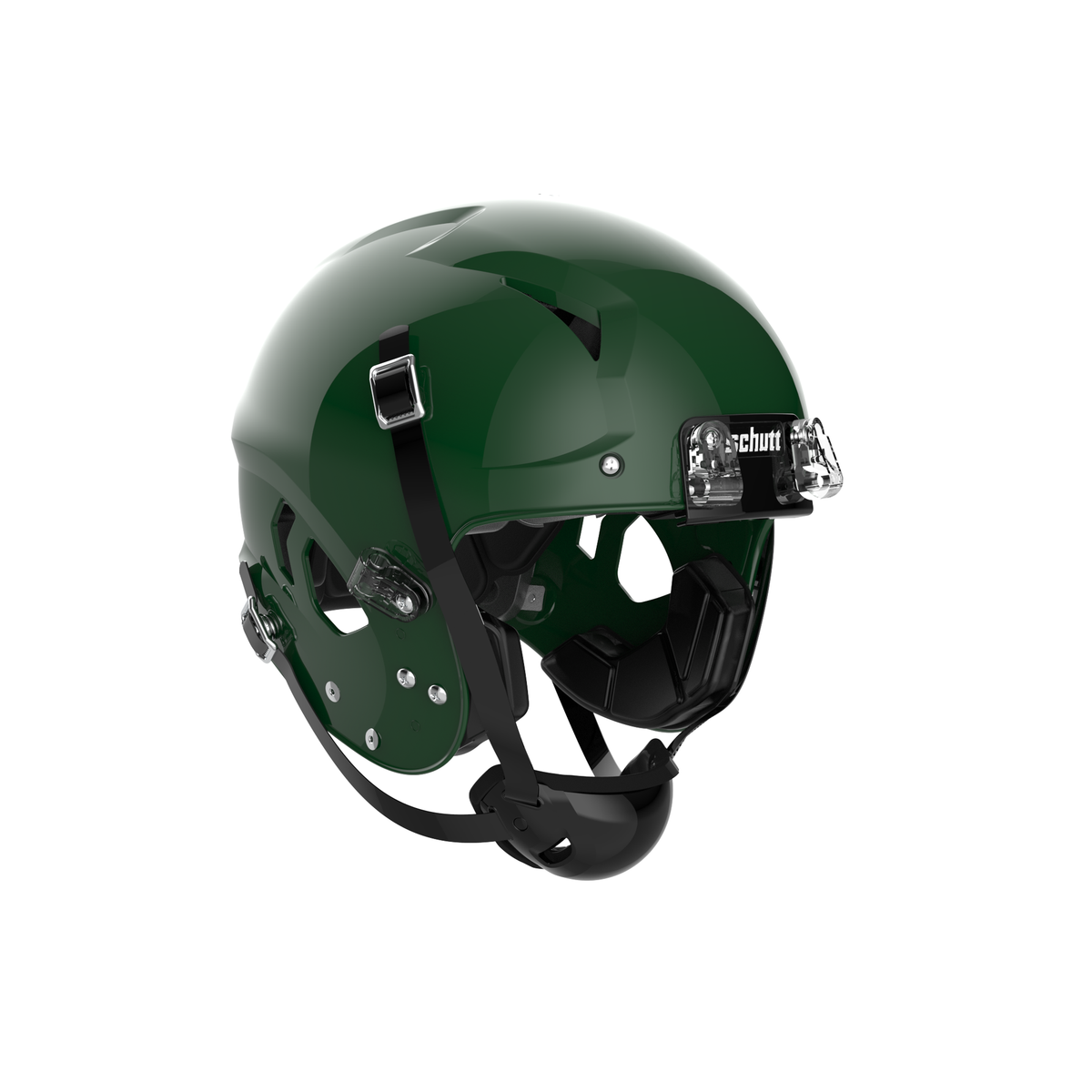 Schutt Vengeance Pro LTD II football helmet in gloss dark green without facemask
