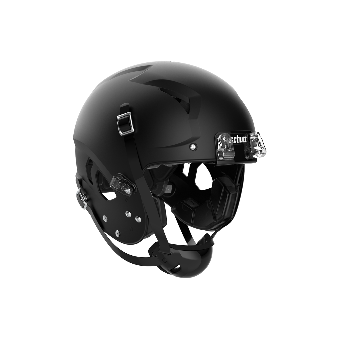 Schutt Vengeance Pro LTD II football helmet in matte black without facemask