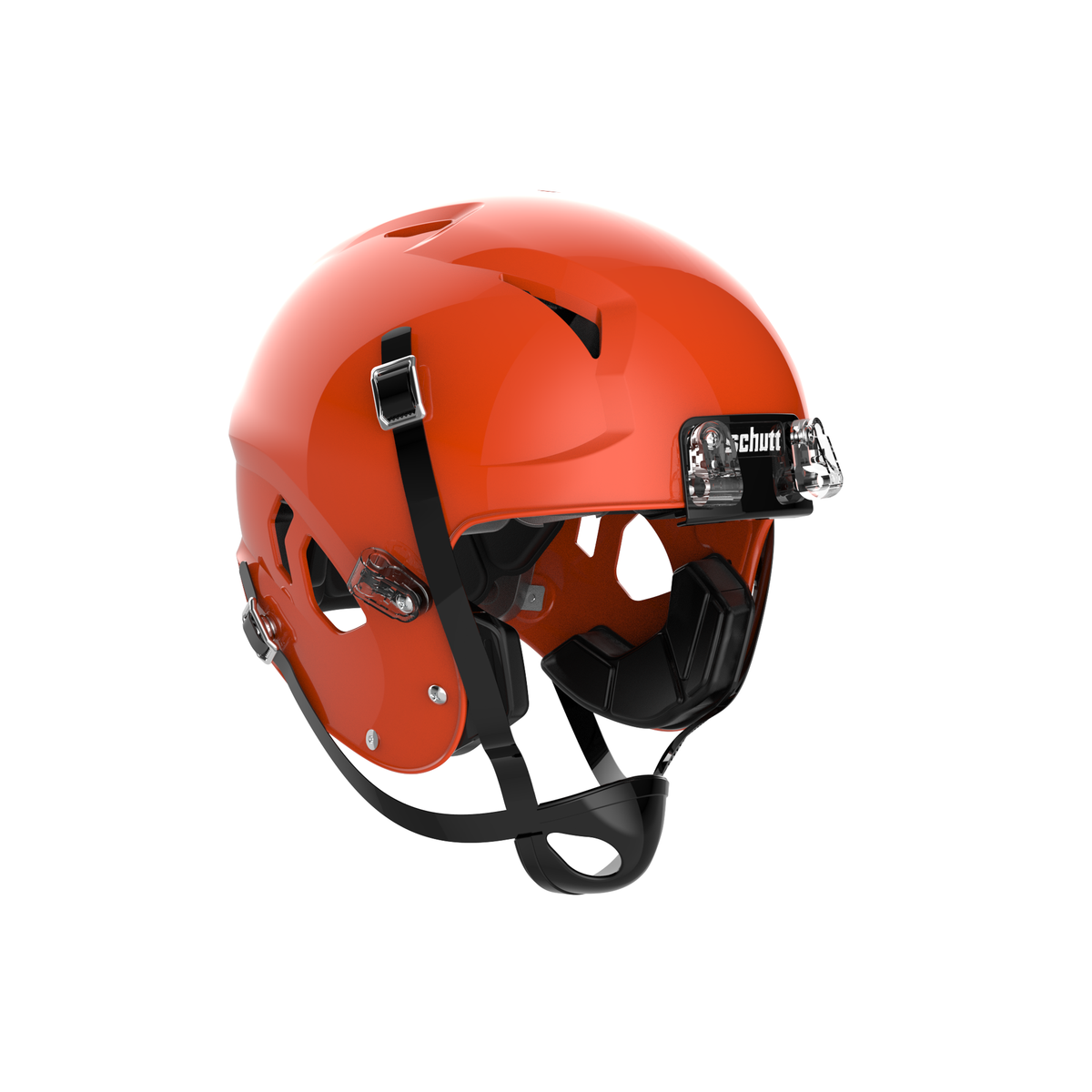 Schutt Youth Vengeance A11 2.0 football helmet in orange without facemask
